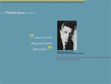 Tablet Screenshot of fletcherjonesfdn.org
